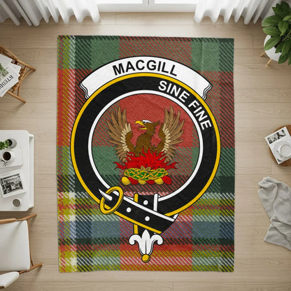 MacGill Sine Fine Family Crest Tartan Blanket product
