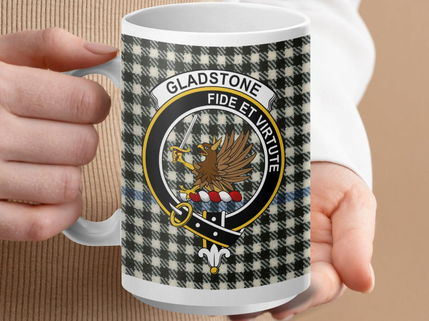 Gladstone Clan Crest Emblem Mug Unique Drinkware product type