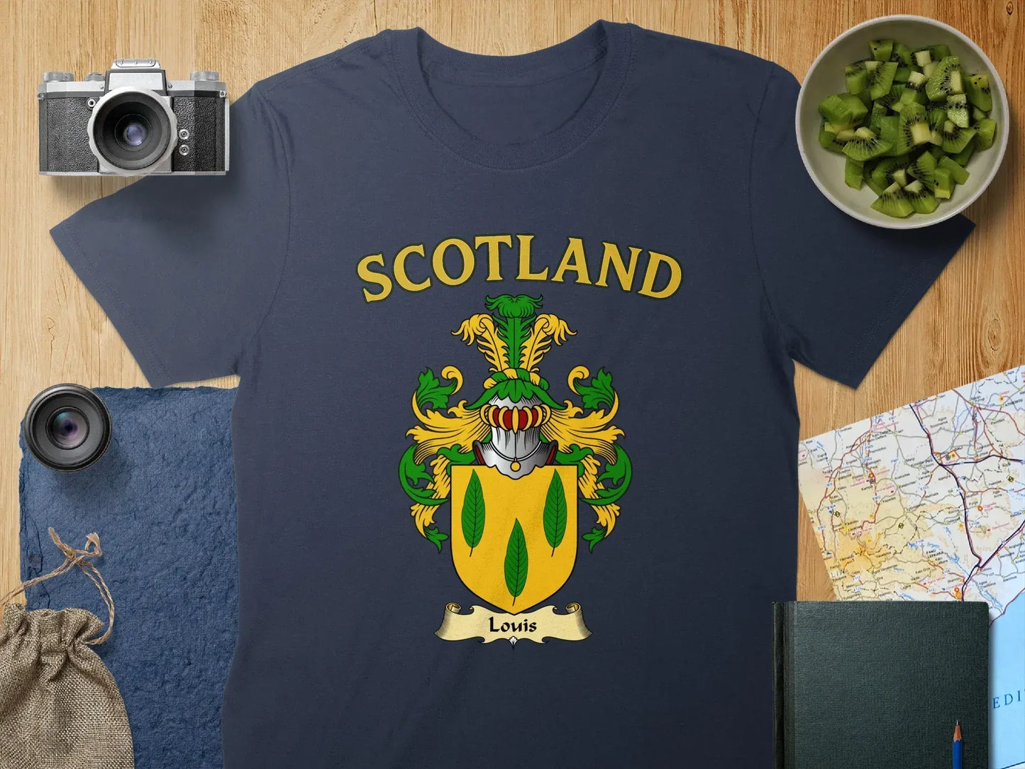 Scotland Family Crest Louis Design T-Shirt product type