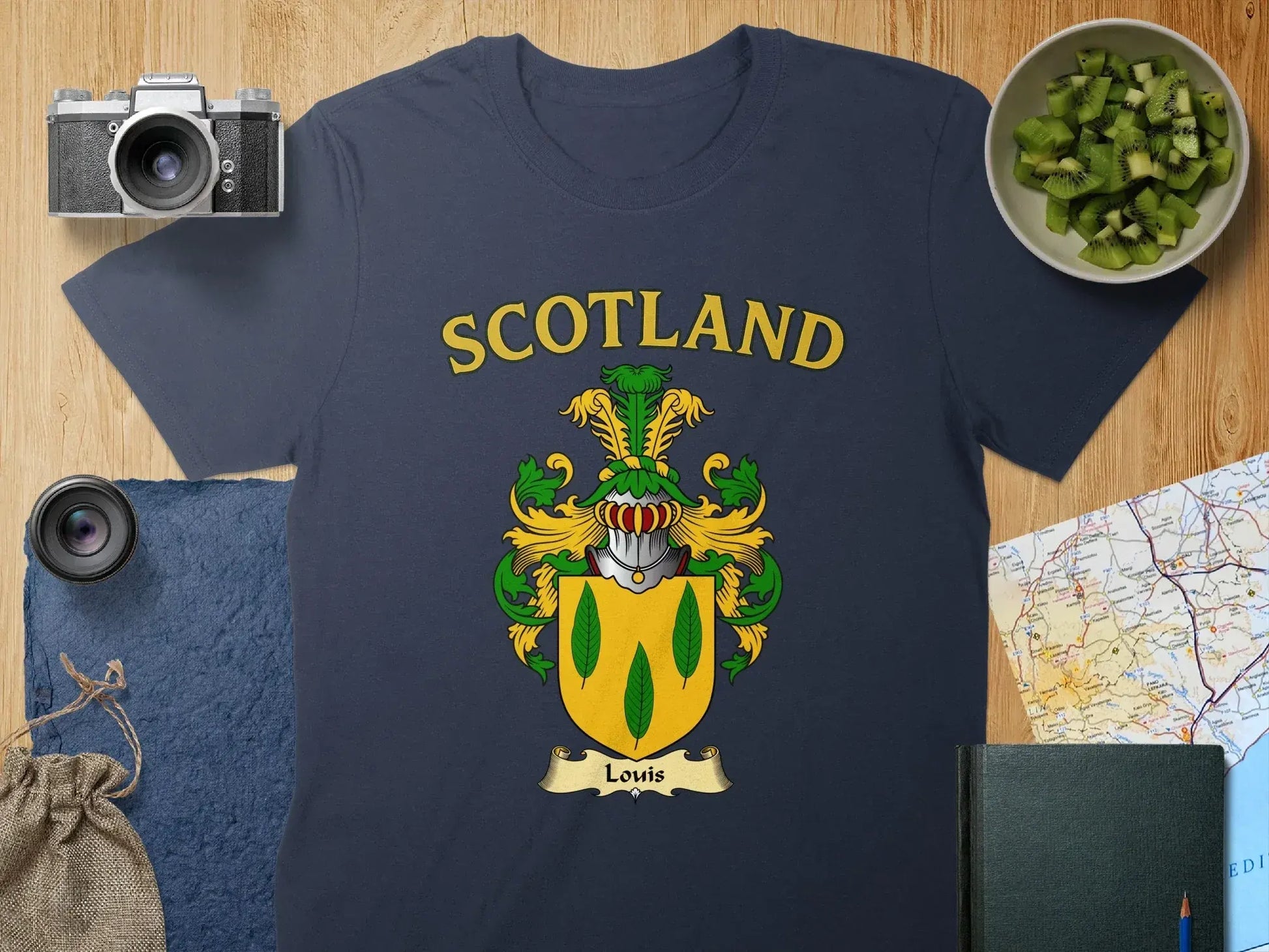 Scotland Family Crest Louis Design T-Shirt product type