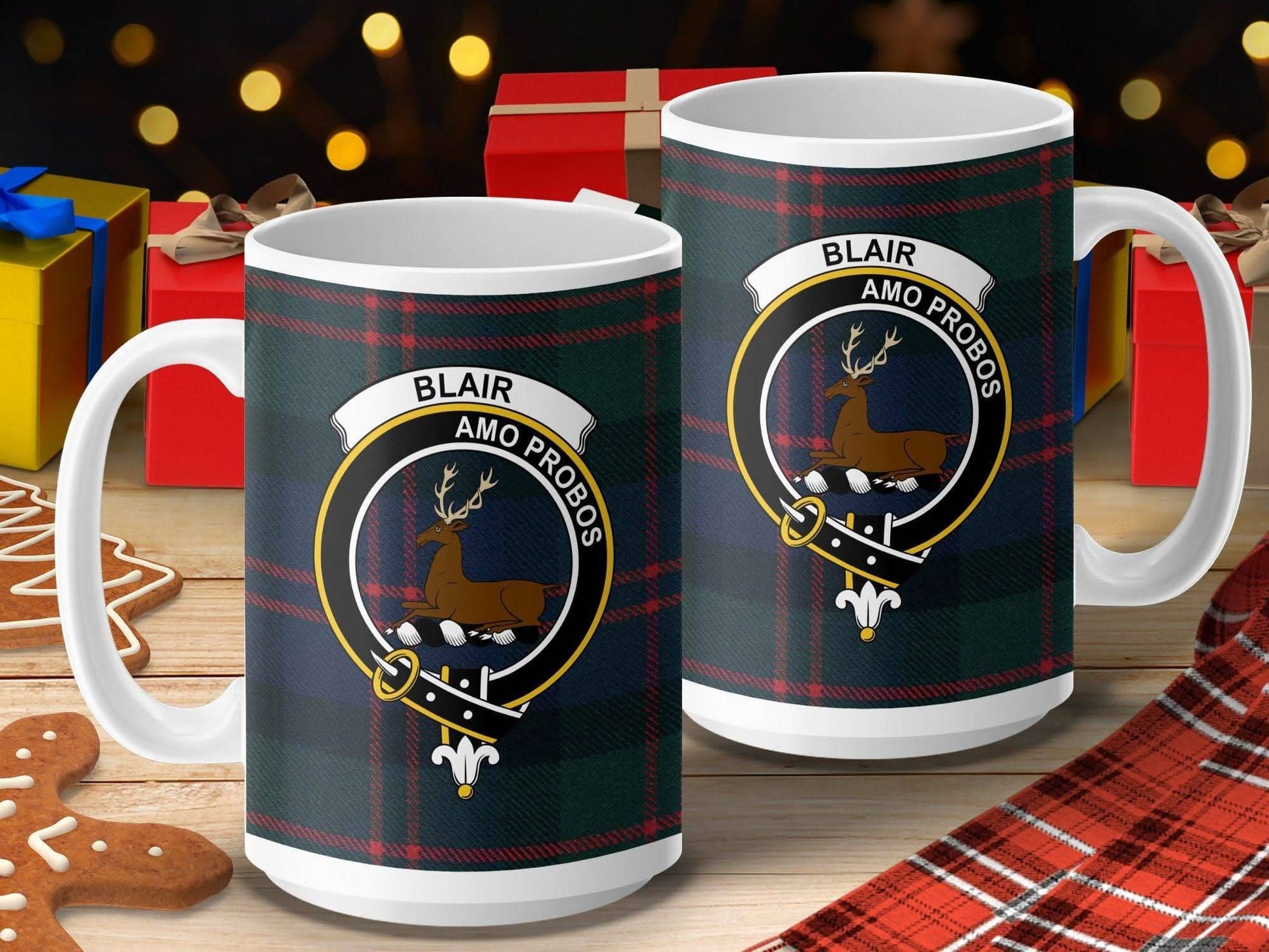 Personalized Blair Clan Tartan Plaid Ceramics Mug product