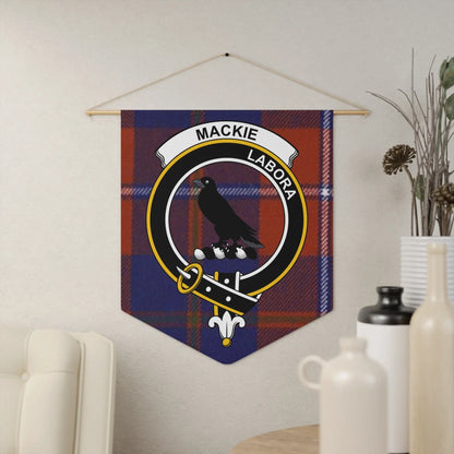 Mackie Labora Plaid Family Crest Banner product