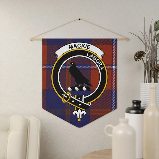 Mackie Labora Plaid Family Crest Banner product