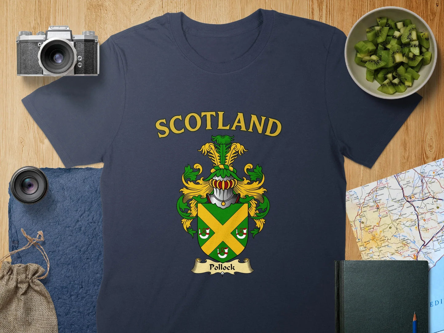 Scotland Pollock Crest Design T-Shirt product type