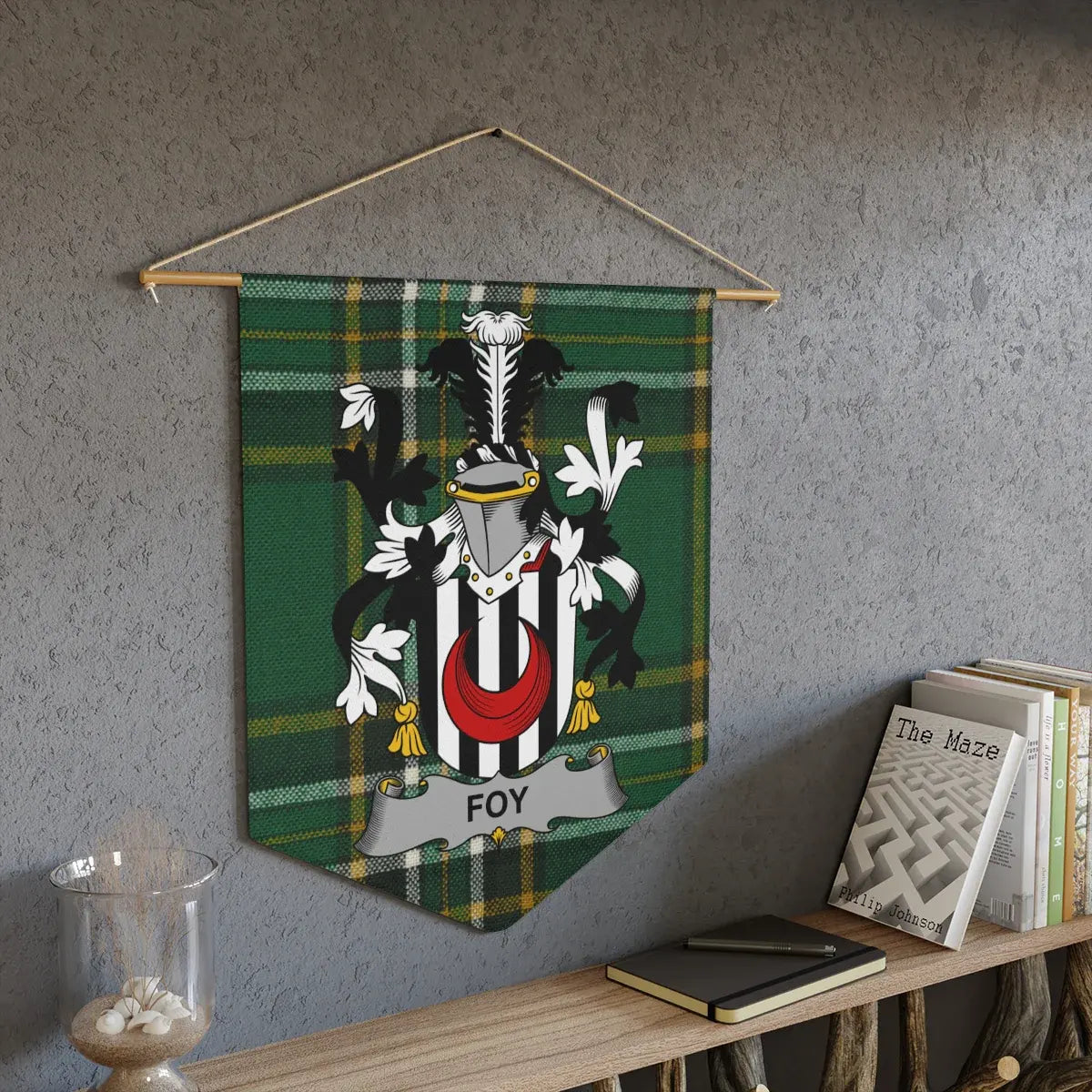 Foy Family Crest Hanging Tapestry Heritage Wall Art product type