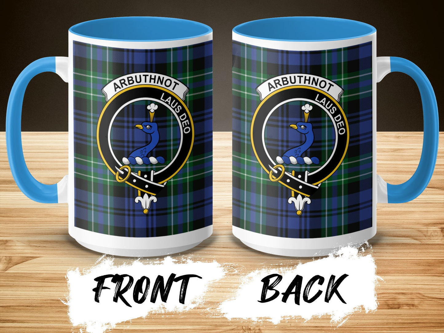 Scottish Clan Arbuthnot Crest Personalized Mug - Living Stone Gifts