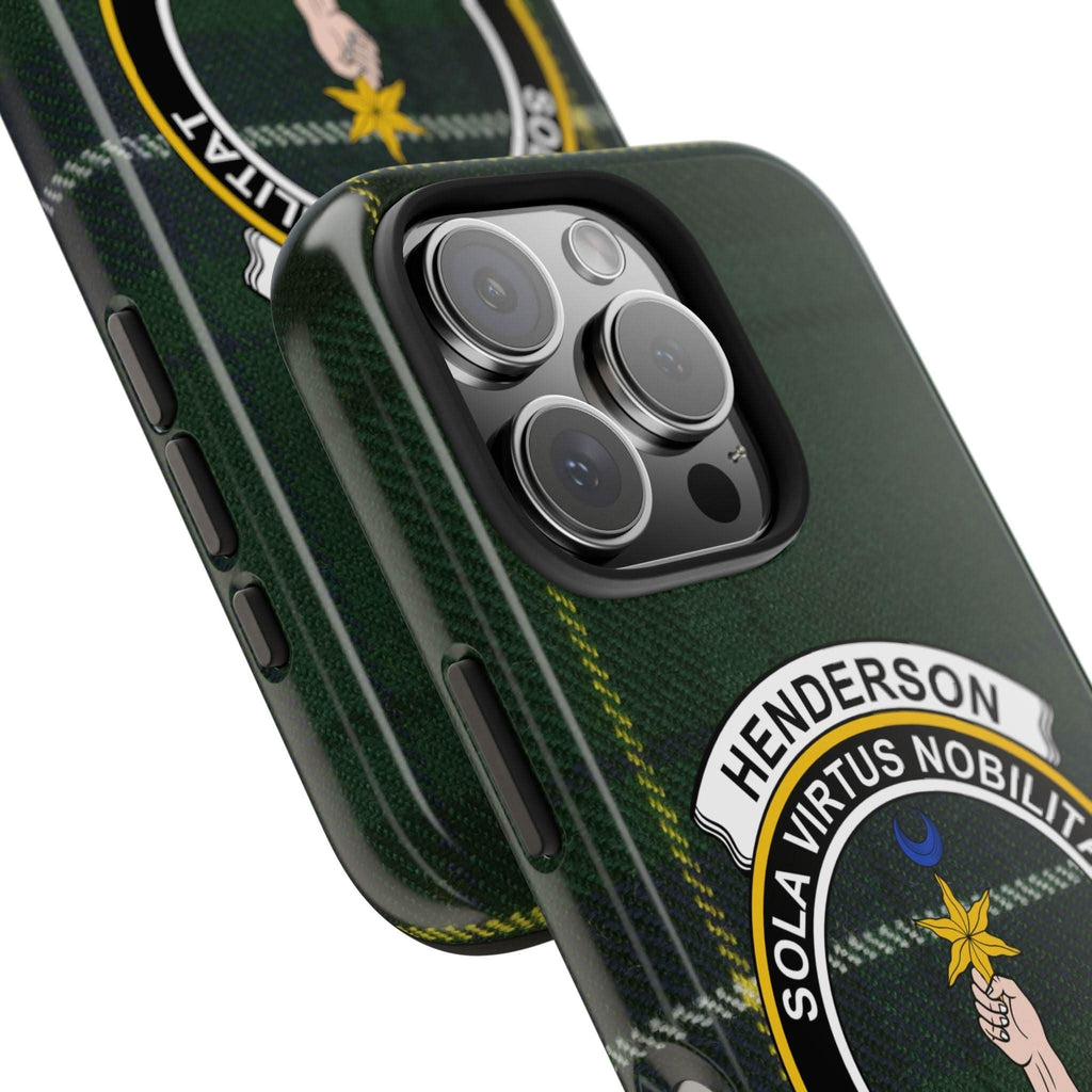 Henderson Clan Scottish Tartan Cell Phone Case - Celtic Ancestry Gifts