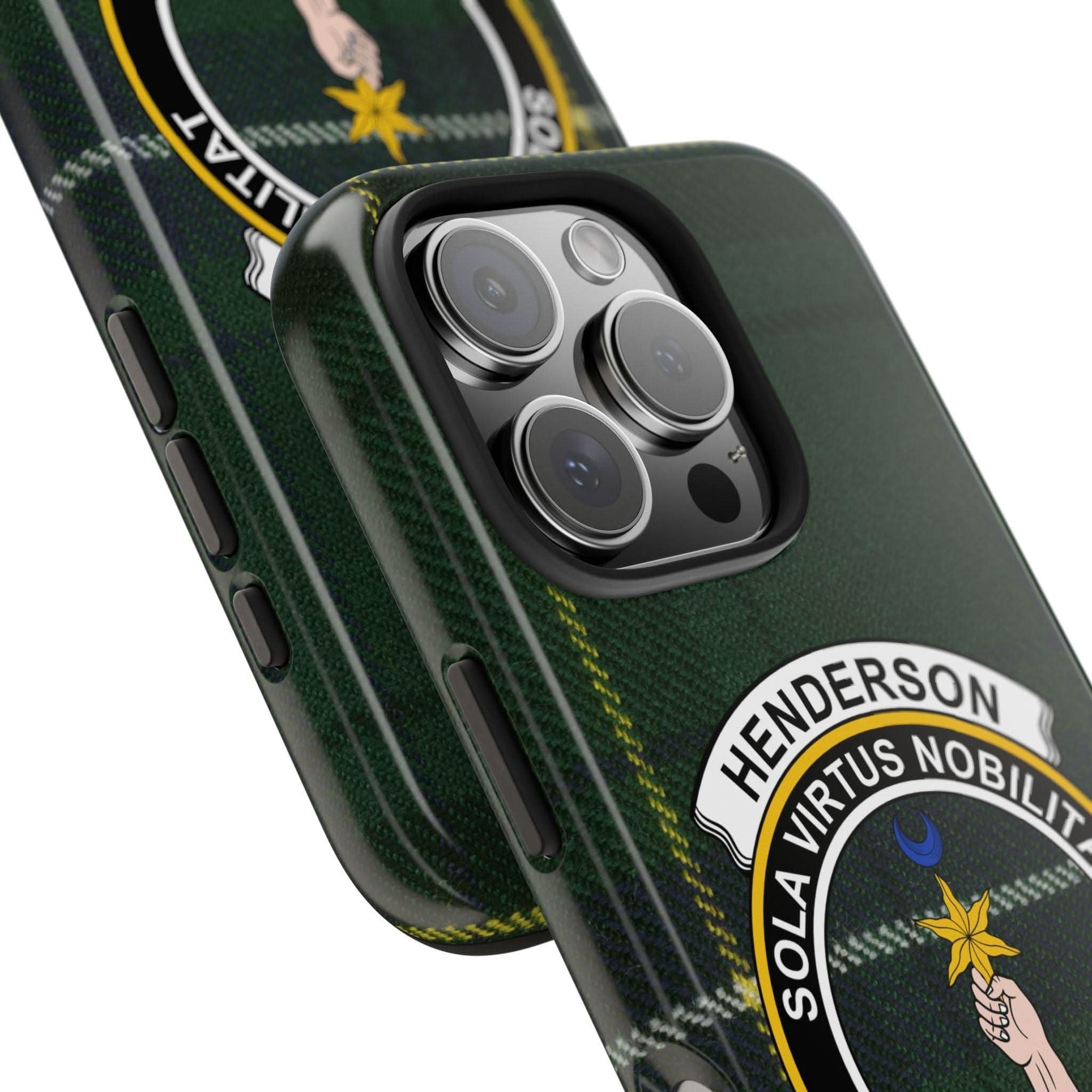 Henderson Clan Scottish Tartan Cell Phone Case - Celtic Ancestry Gifts