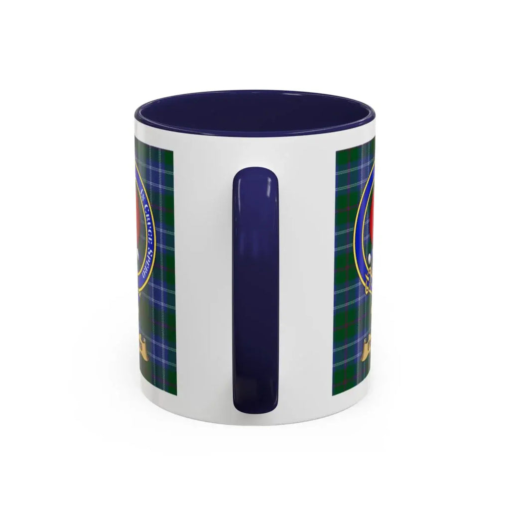 Udward clan crest mug shown in 11 oz and 15 oz sizes