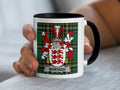Mortagh Irish family crest black accent mug