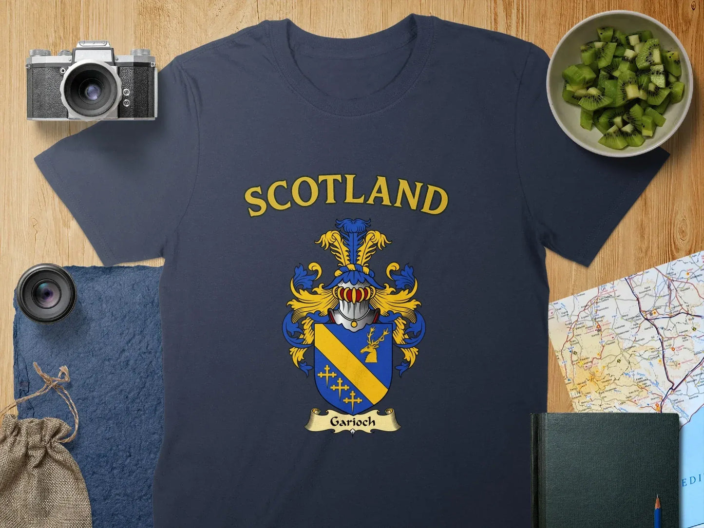 Scotland Garioch Crest Graphic Design Shirt product