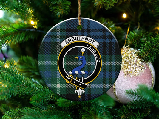 Arbuthnot Family Crest Christmas Tree Ornament product