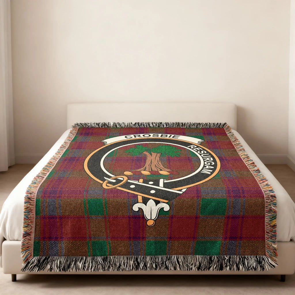 Crosbie Resurgam Blanket with Tartan Print