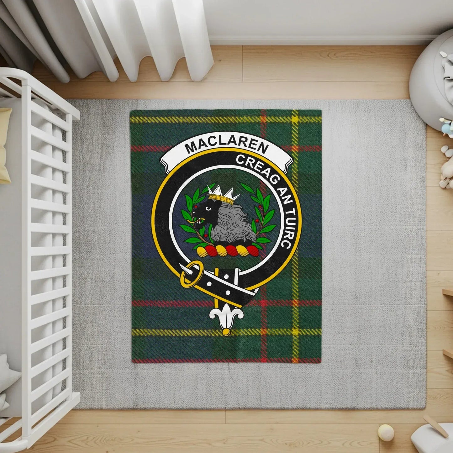 MacLaren Creag An Tuir Tartan Pattern Rug product