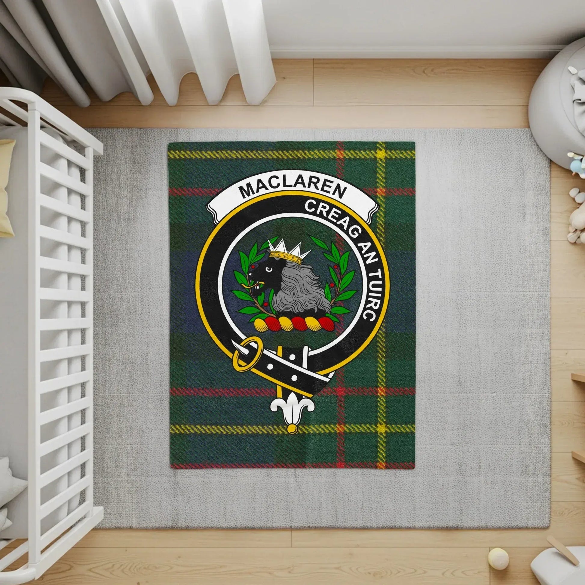 MacLaren Creag An Tuir Tartan Pattern Rug product