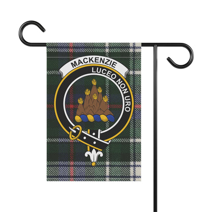 Mackenzie Clan Scottish Tartan Crest Garden Flag