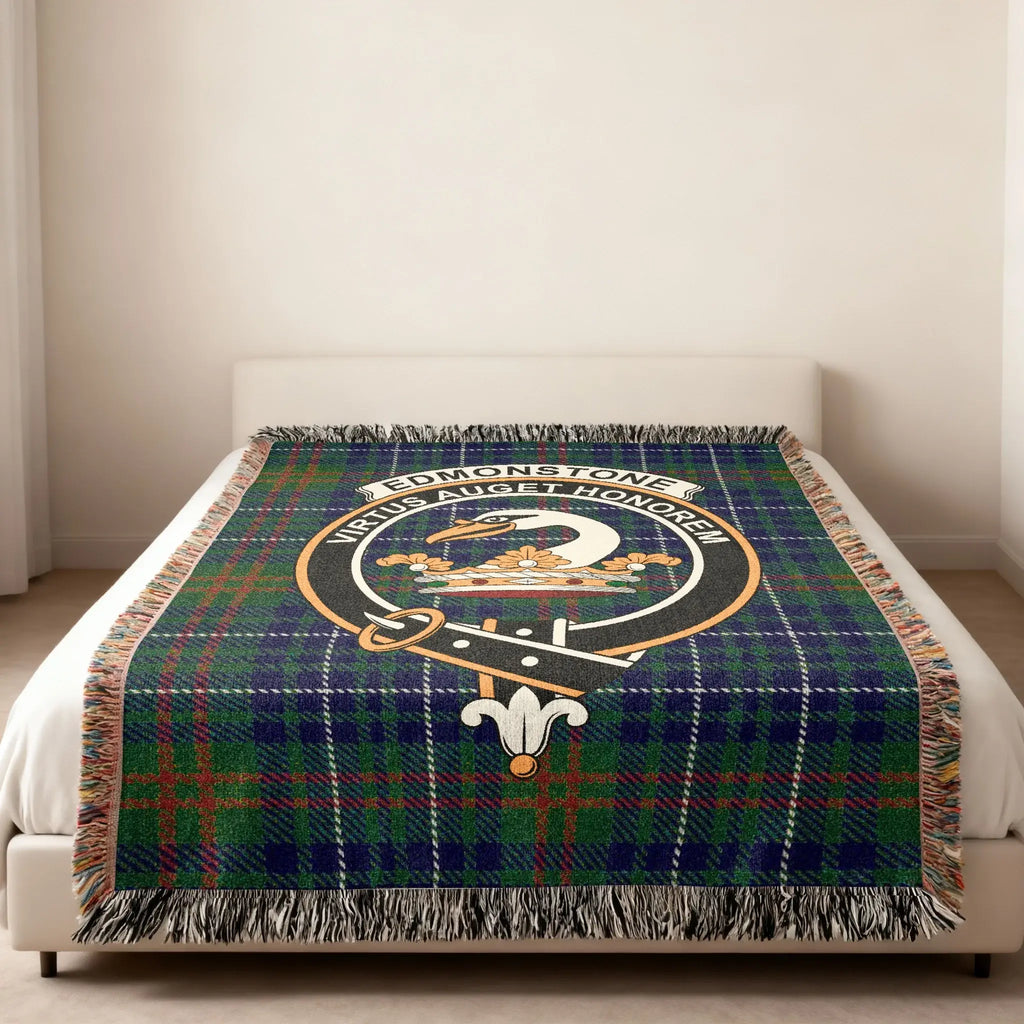 Edmondstone Virtus Augent Honorem Tartan Blanket