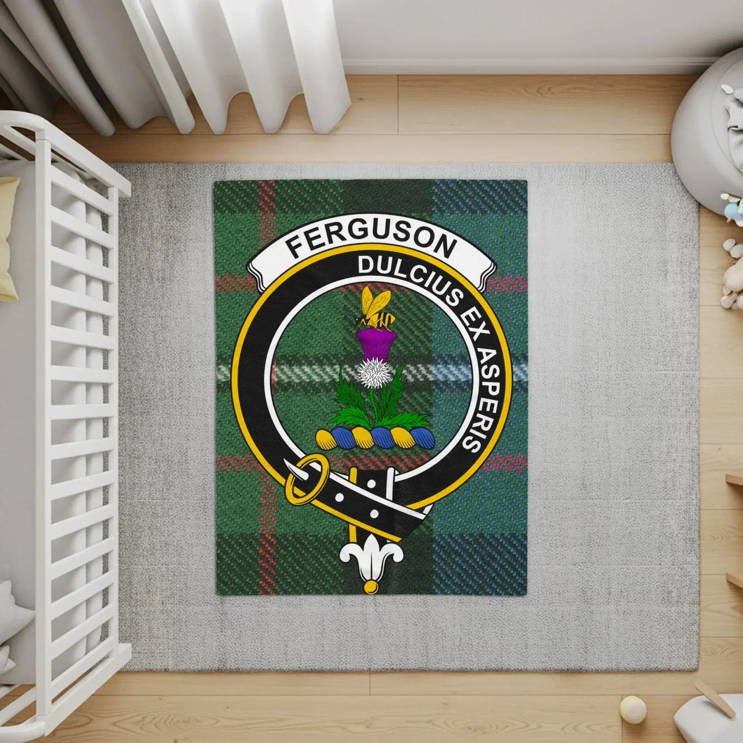 Ferguson Dulcius Ex Asperis Clan Tartan Rug product