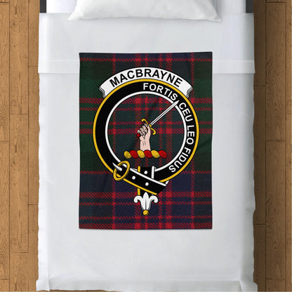 Scottish Clan MacBrayne Tartan Throw Blanket - Living Stone Gifts