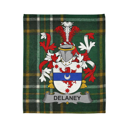 Delaney Family Crest Plaid Blanket product type