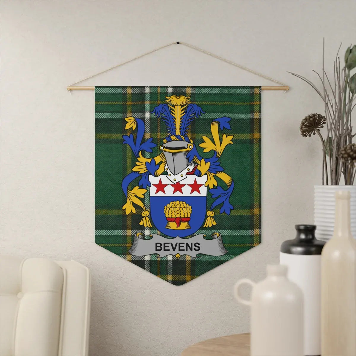 Family Crest Personalized Wall Art Banner product