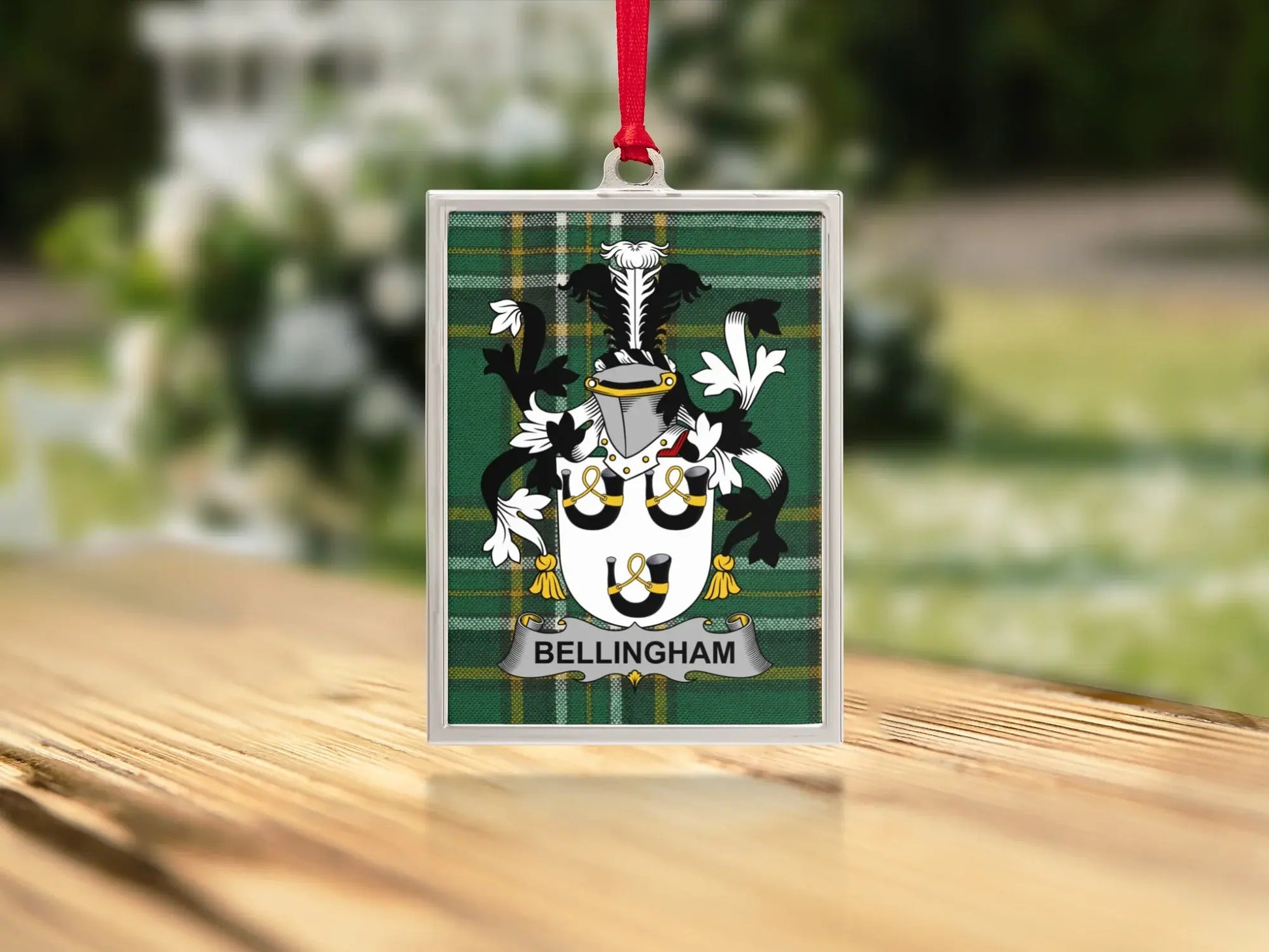 Bellingham Family Crest Decoration Hanging Square product