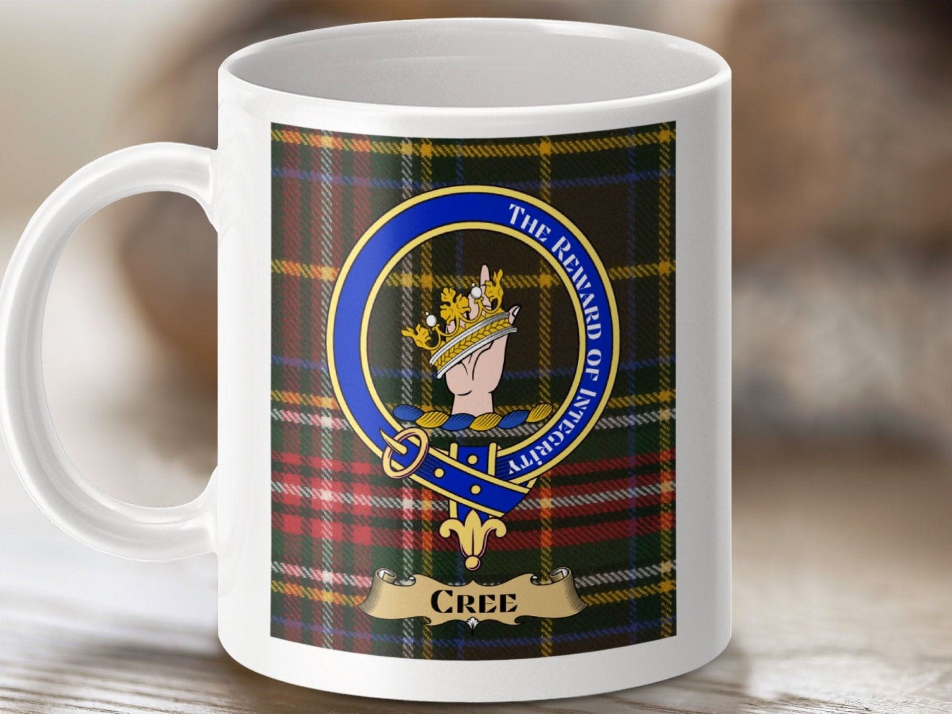 Cree Tartan Plaid Design Ceramic Coffee Mug product