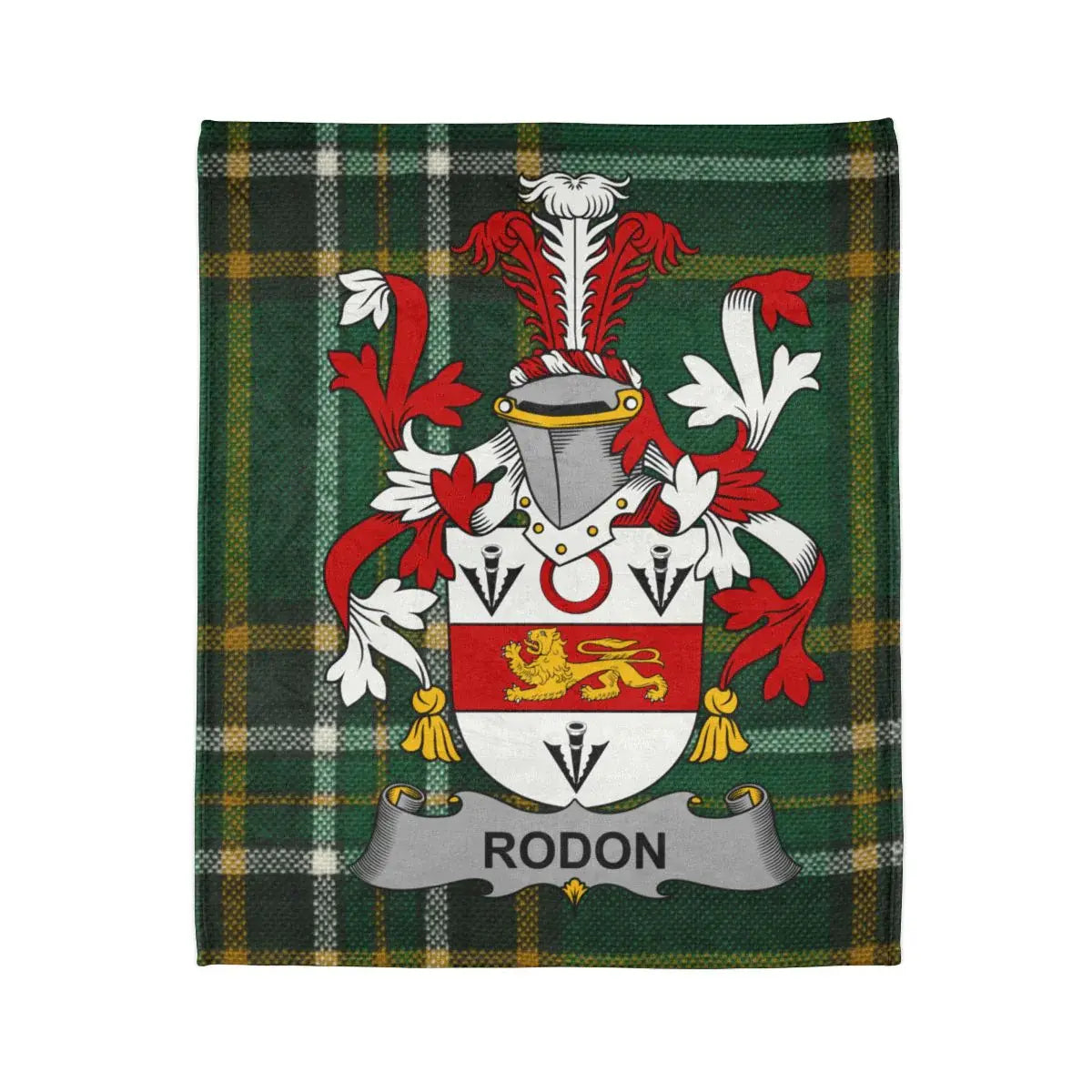 Rodon Family Crest Plaid Tartan Blanket product