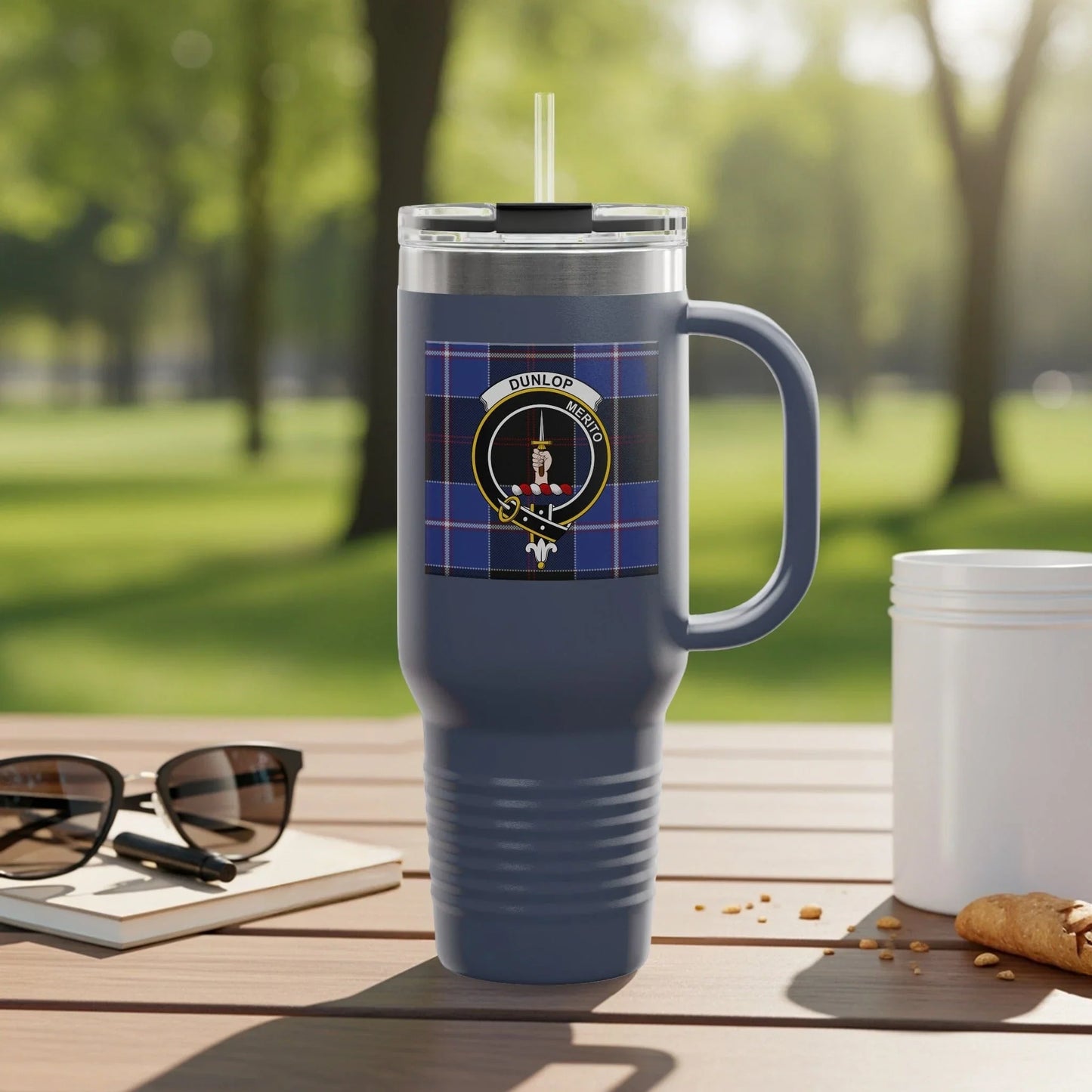 Stylish Keeps Beverage Cold Tartan Travel Mug product