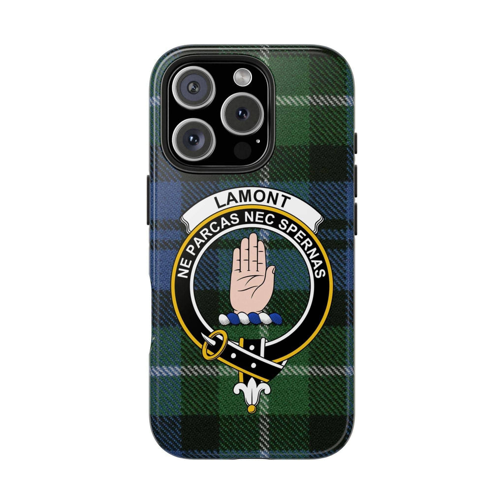 Lamont Clan Scottish Tartan Pattern Cell Phone Case - Celtic Ancestry Gifts