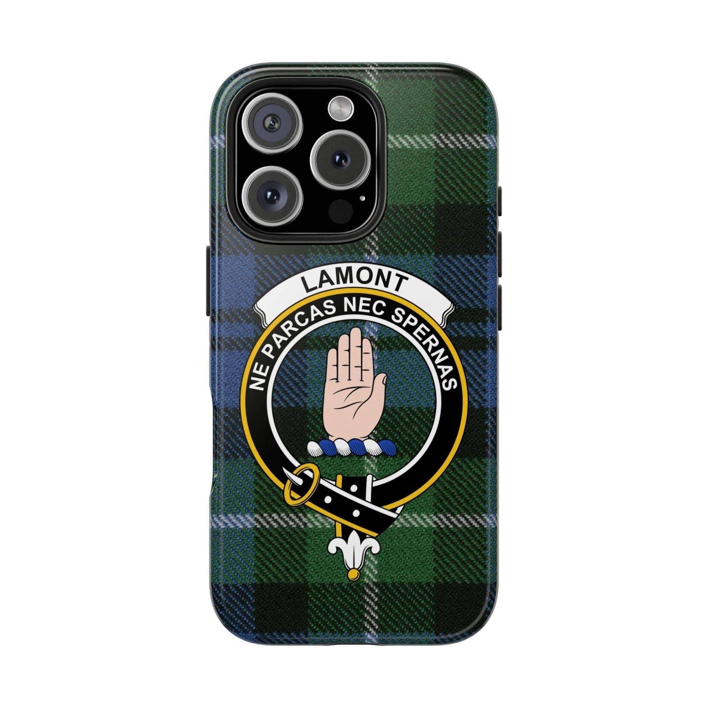 Lamont Clan Scottish Tartan Pattern Cell Phone Case - Celtic Ancestry Gifts