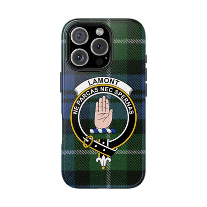 Lamont Clan Scottish Tartan Pattern Cell Phone Case - Celtic Ancestry Gifts