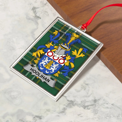 Personalized Family Crest with Name Ornament product