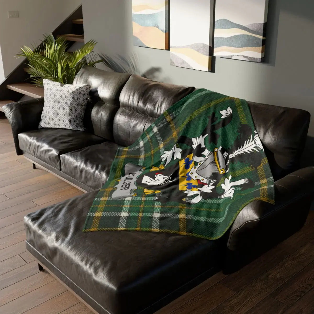 Knights and Heraldry Design Throw Blanket product