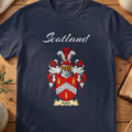 Noble Scottish family shield T-shirt in Navy