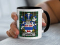 Gannon Irish National Tartan ceramic accent mug