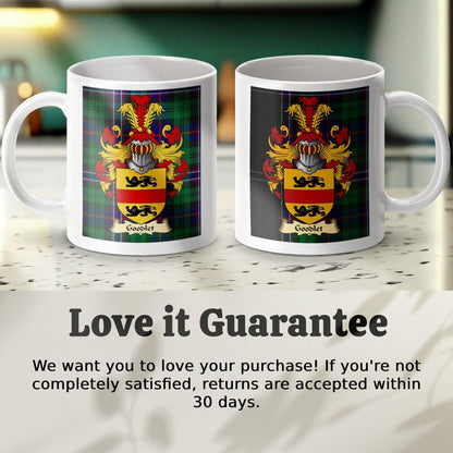 Goodlet Clan Surname Coat Of Arms Scottish Mug - Celtic Ancestry Gifts