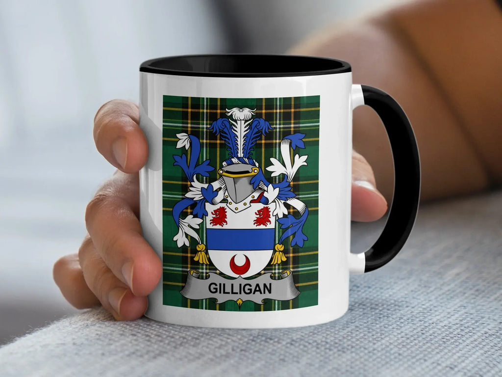 Gilligan Irish National Tartan ceramic accent mug