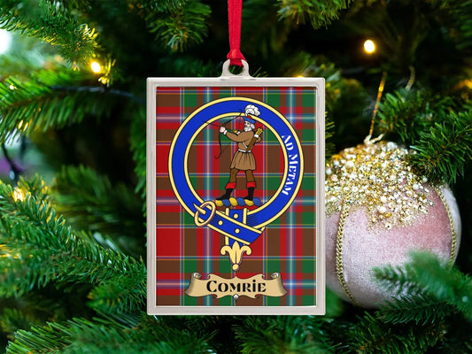 Scottish Clan Crest Plaid Ornament Gift product