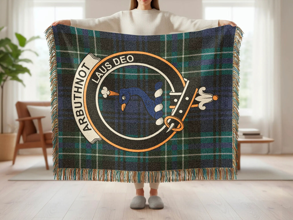 Arbuthnot Laus Deo Plaid Pattern Blanket_product