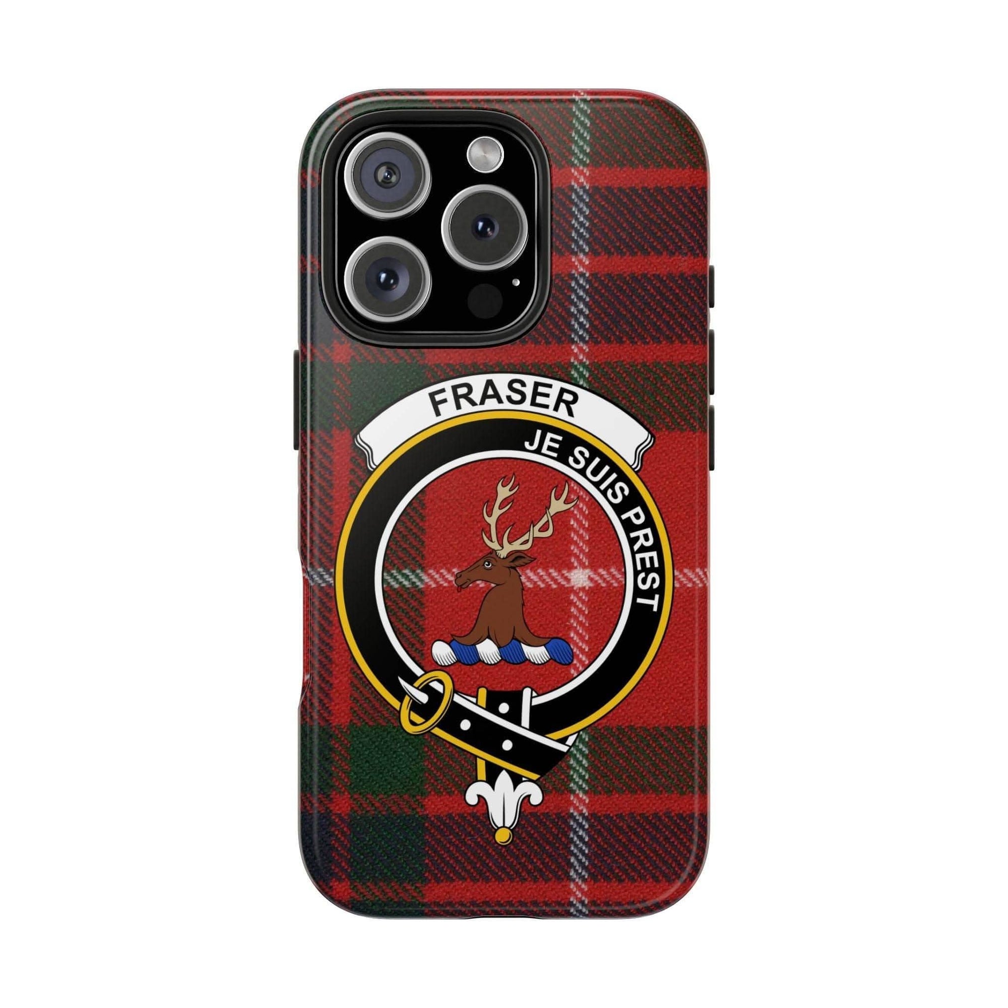 Fraser Clan Scottish Tartan Cell Phone Case - Celtic Ancestry Gifts