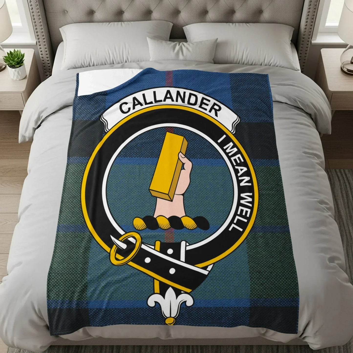 CALLANDER I Mean Well Blanket with Crest product