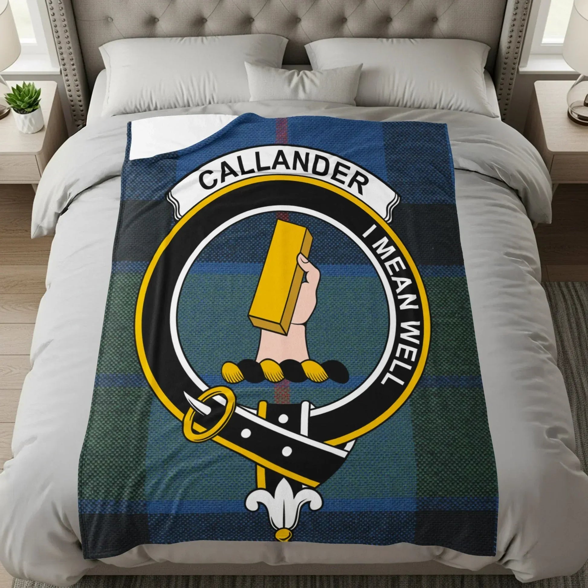 CALLANDER I Mean Well Blanket with Crest product