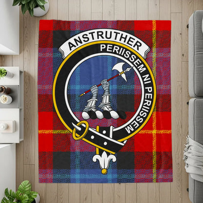 Anstruther Military Crest Plaid Blanket product