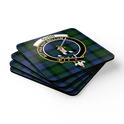 Clan Gunn Tartan Coasters Set of 4 Unique Design product