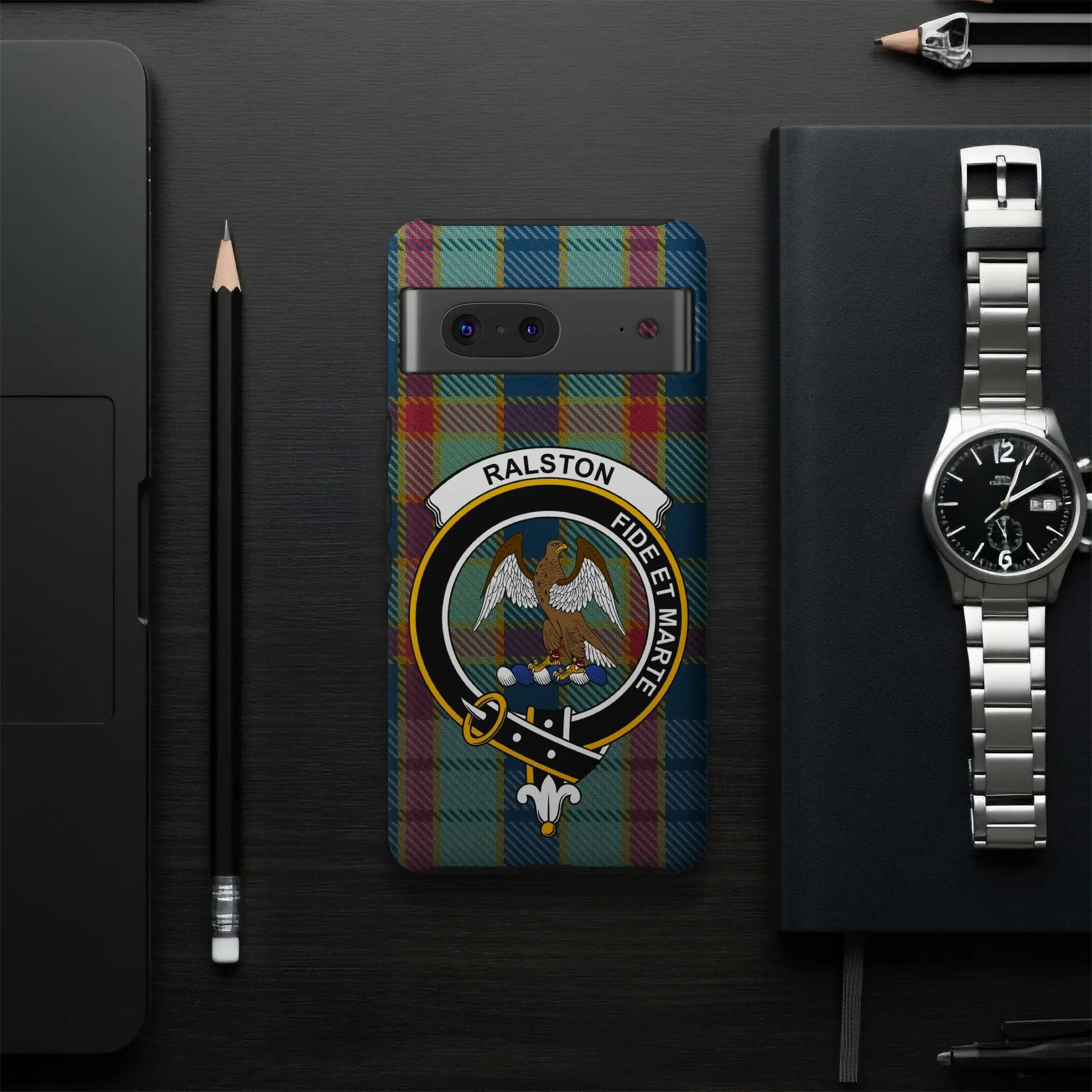 Ralston Fide Et Marte Plaid Phone Case