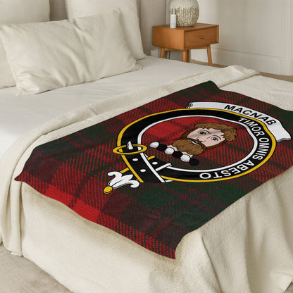 Scottish Clan Macnab Tartan Throw Blanket - Living Stone Gifts