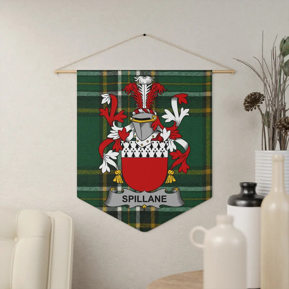 Spillane Family Crest Wall Hanging Decor product type