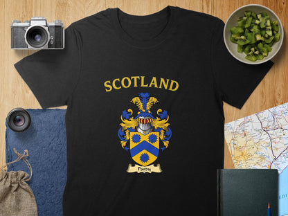 Scotland Crest Family Shield Parody T-shirt product