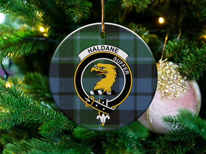 Haldane Suffer Eagle Crest Christmas Ornament product